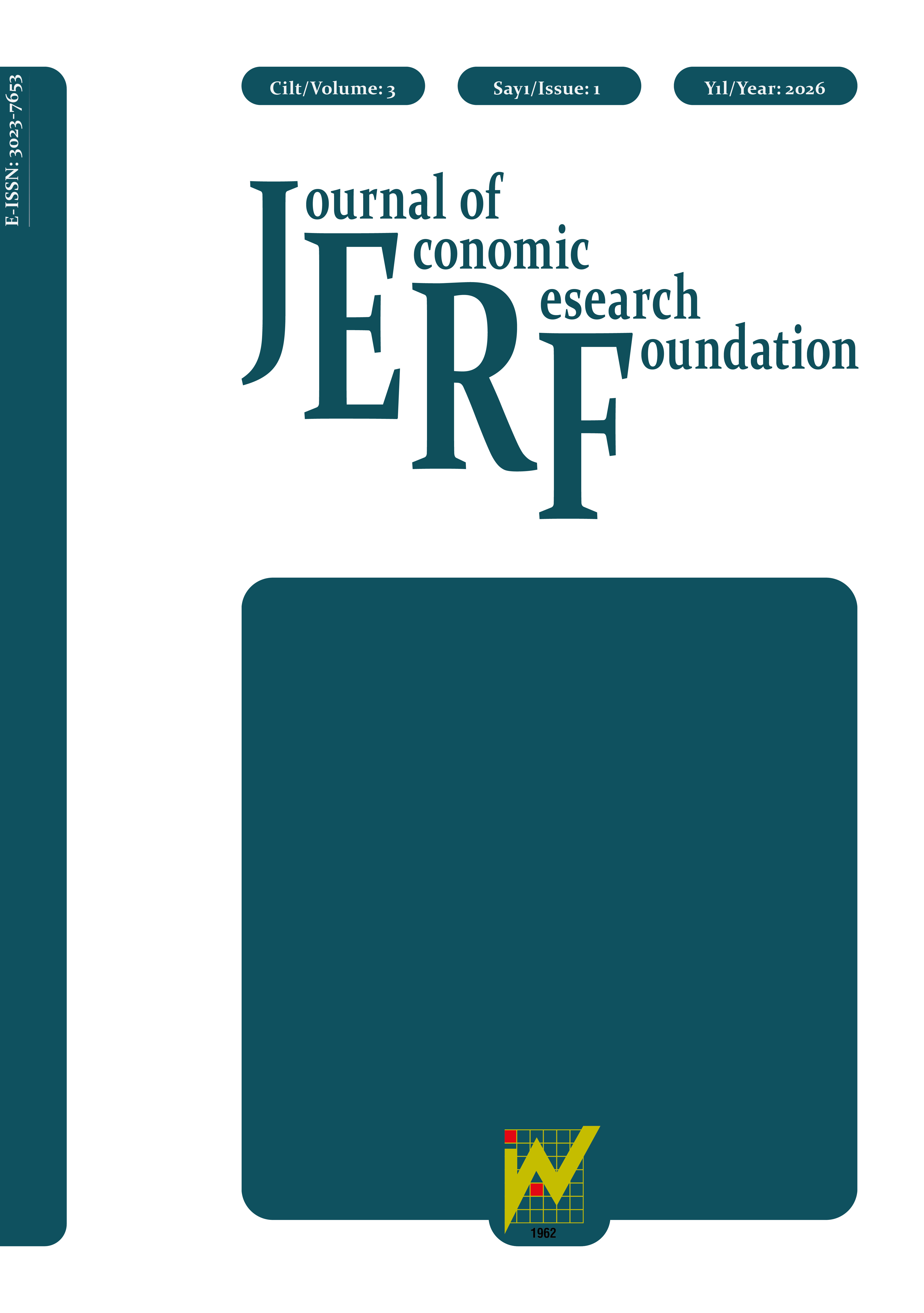 Journal of Economic Research Foundation (JERF) 3.Cilt 1. Sayı
